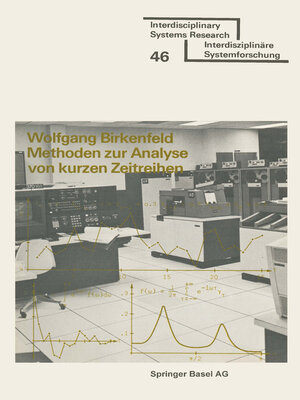 cover image of Methoden zur Analyse von kurzen Zeitreihen